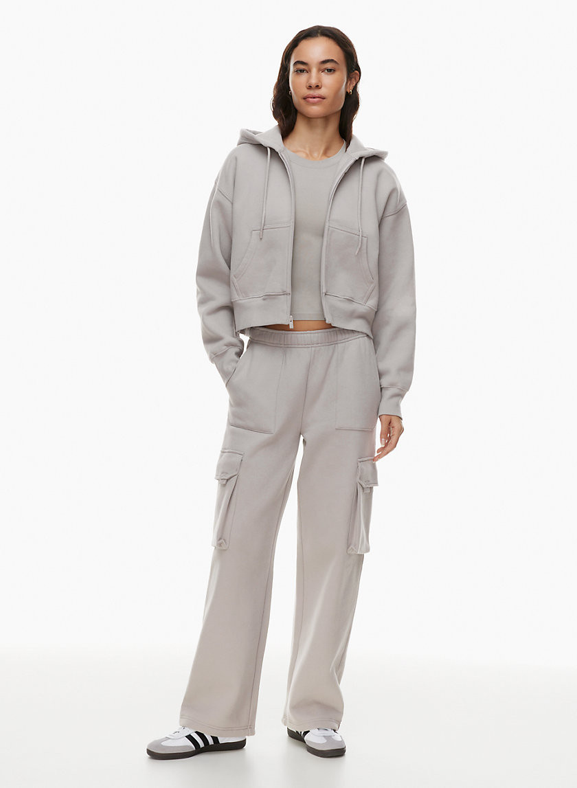 Aritzia Sweatfleece Women's Cozy Fleece Boyfriend Boxy Zip Hoodie Sweatshirt in N/A | Aritzia