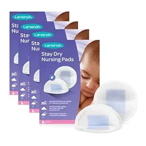 Lansinoh Stay Dry Disposable Nursing Pads, Soft and Super Absorbent Breast Pads, Breastfeeding Es... | Amazon (US)