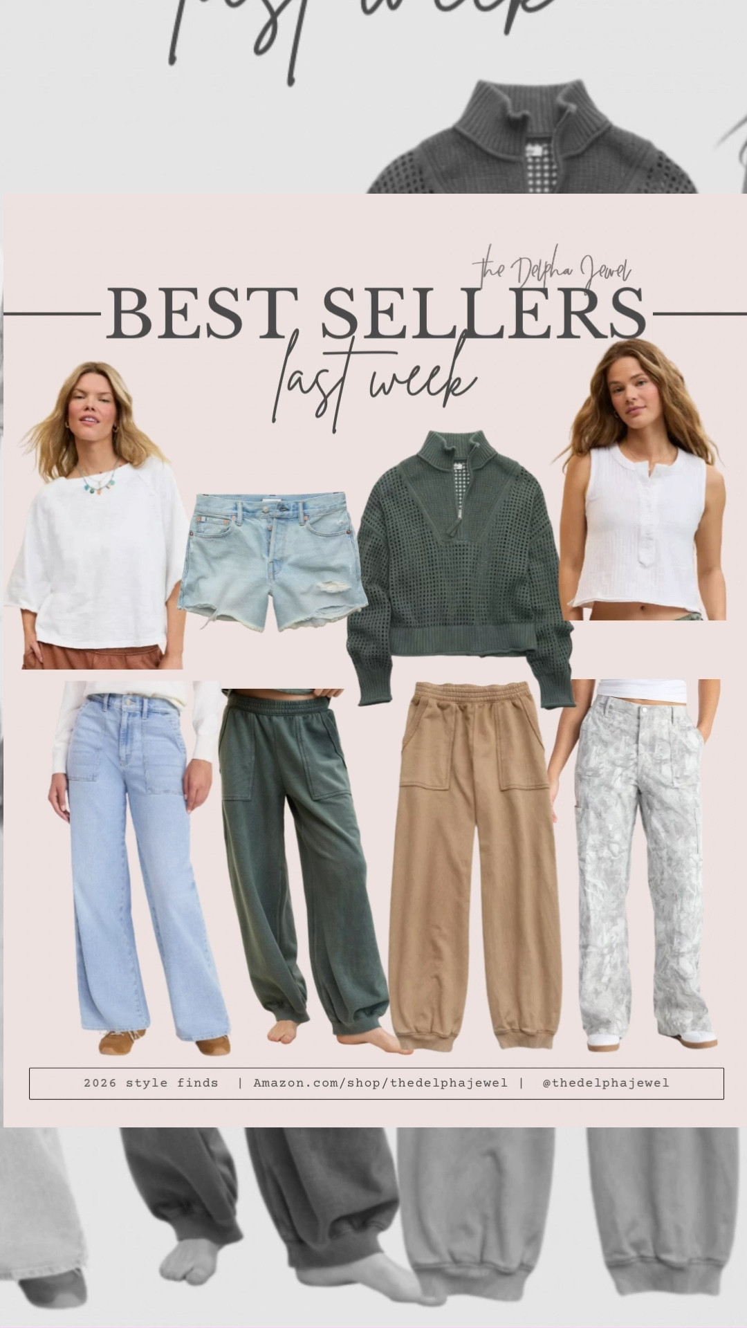 Top sellers from last week 🤩

@Aerie vacay joggers (on sale 30% off), utility jeans, camo wide leg cargo pants, @Aerie crochet quarter zip, @American Eagle Outfitters premium classic 4.25" denim shorts, @Aerie shadow stripe Henley tank (on sale 30% off), @Aerie causal knit slub tshirt

#LTKOver40 #LTKgrwm #LTKSaleAlert