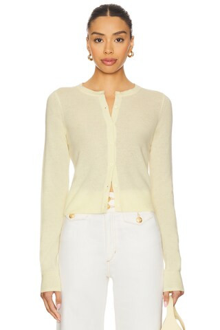 Joe's Jeans Dani Cashmere Cardigan in Anise Flower from Revolve.com | Revolve Clothing (Global)
