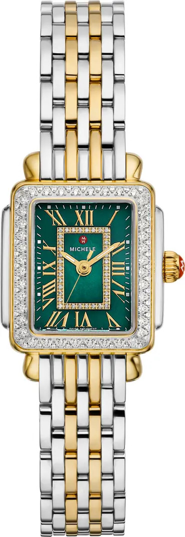 Deco Madison Mini Diamond Bracelet Watch, 23mm x 24mm | Nordstrom