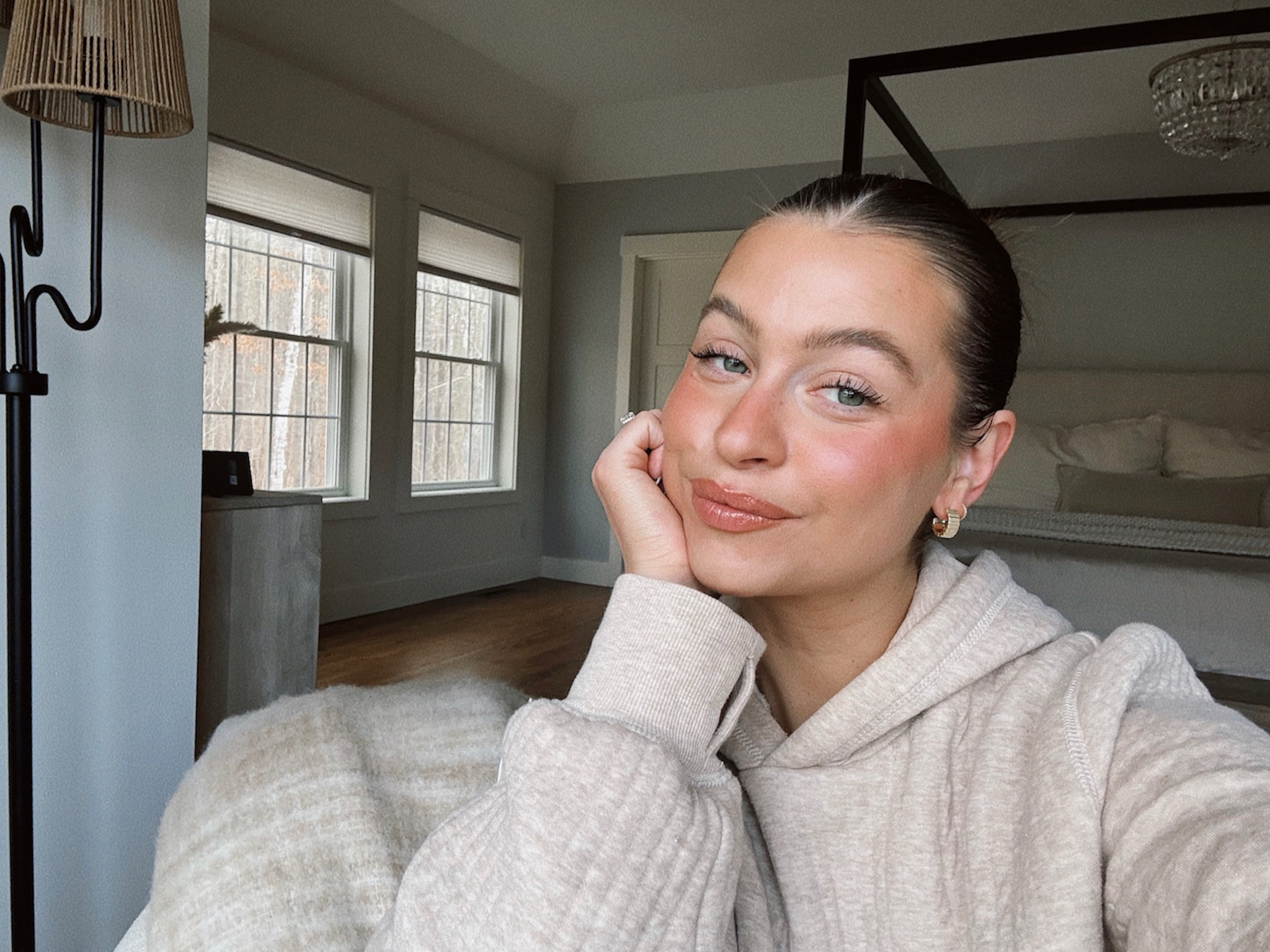 Slicked bun look 🫶🏼🤍 set (large top, small bottoms) Dae hair cream, slick stick, and brush! 

#LTKBeauty #LTKStyleTip