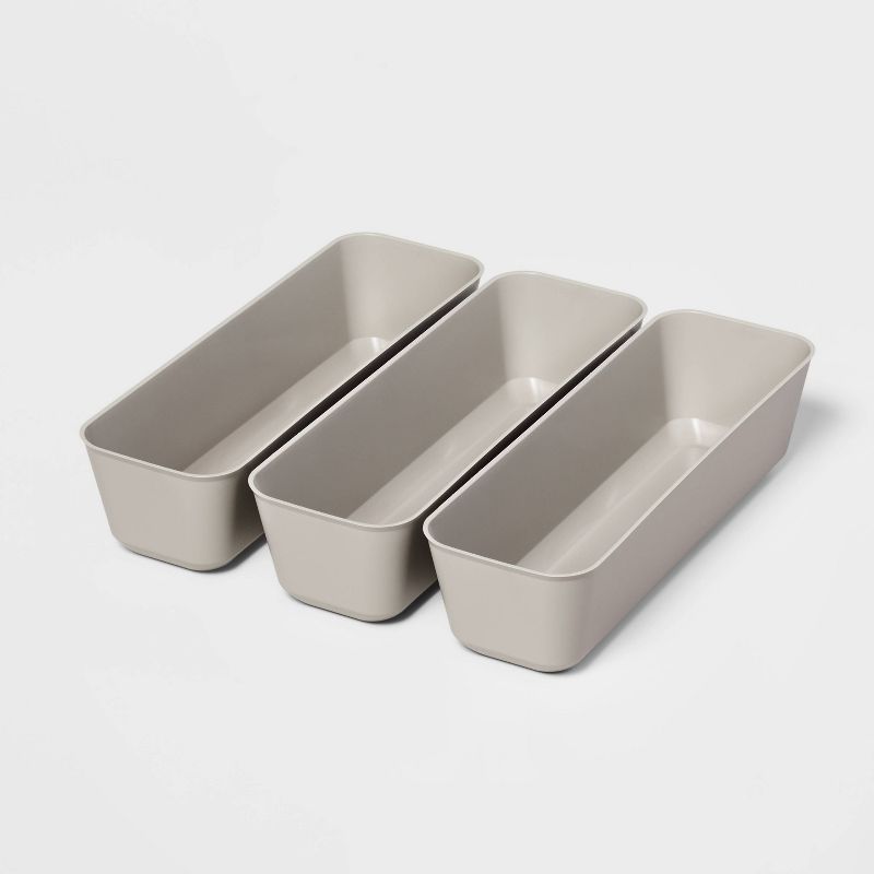 3pk Long Storage Trays - Brightroom™ | Target