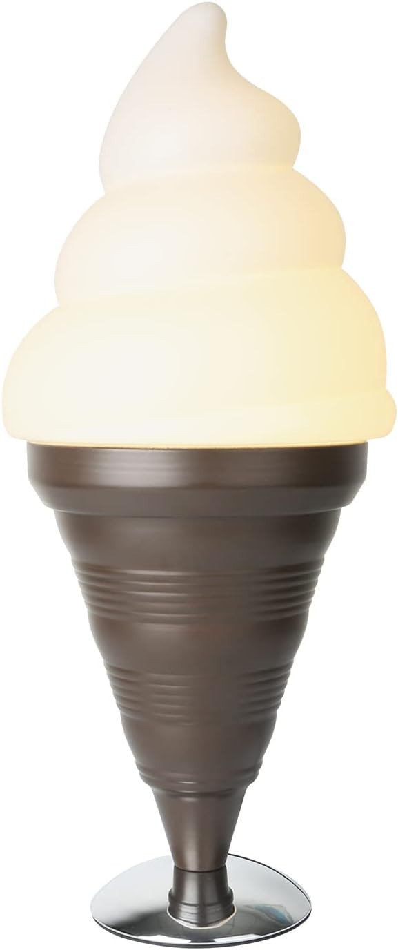 Ice Cream Black Table Lamp With Switch On The Line For Children’s Bedroom Decoration Coffee Sho... | Amazon (US)