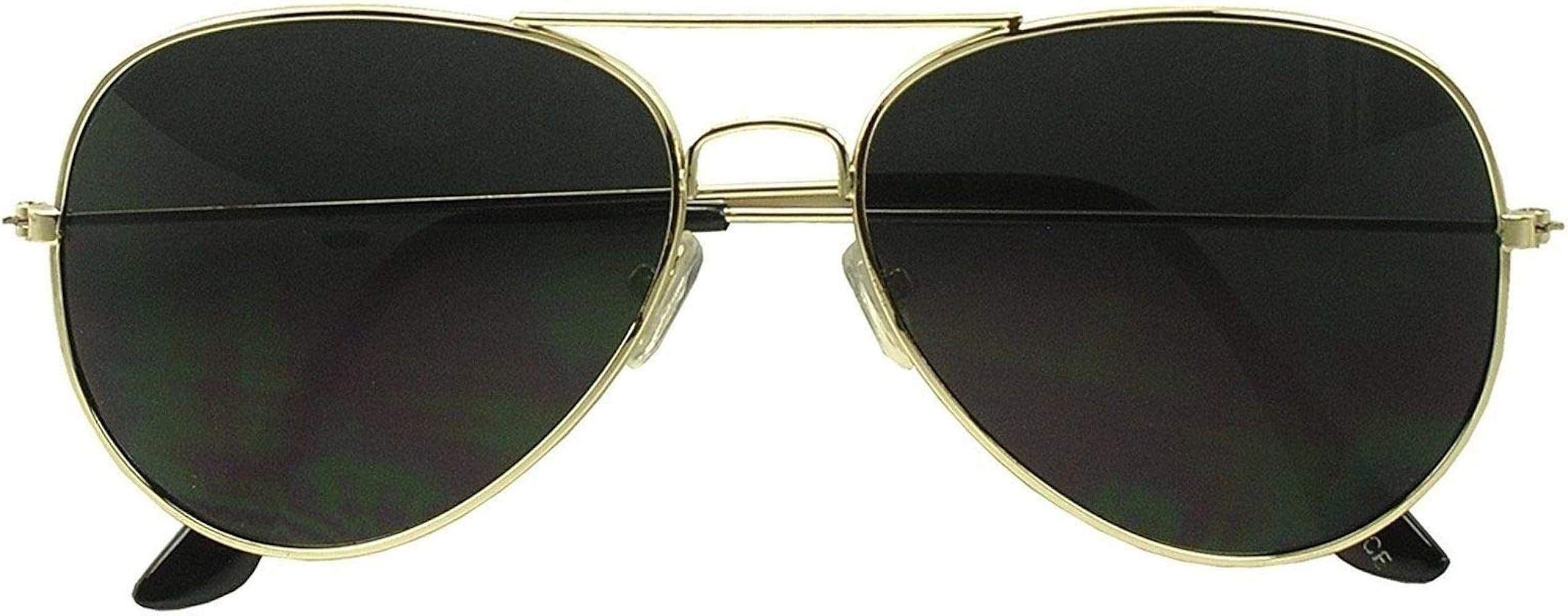 Dark Aviator Sunglasses | Amazon (US)
