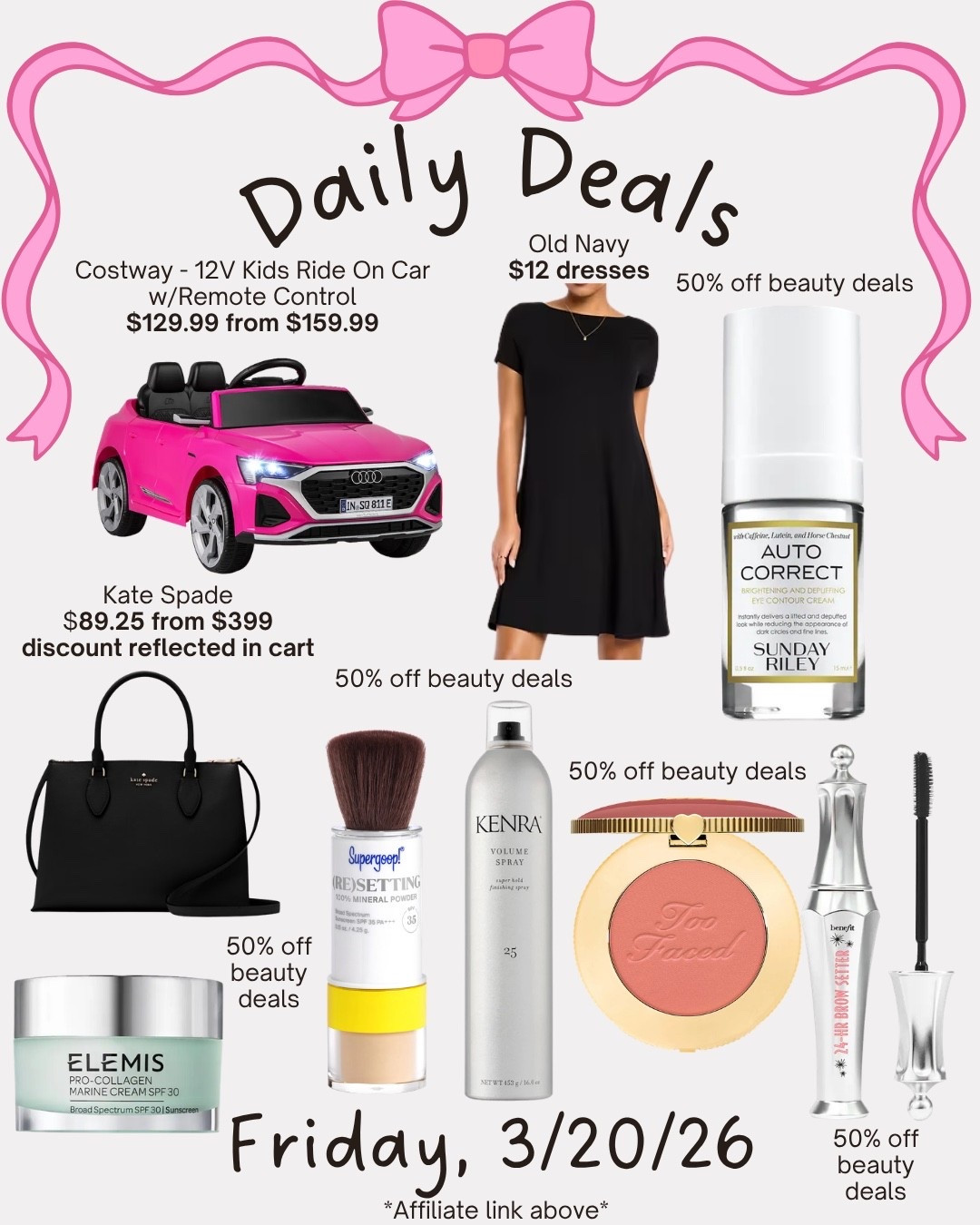Daily deals 

#LTKSaleAlert #LTKBeauty #LTKMidsize