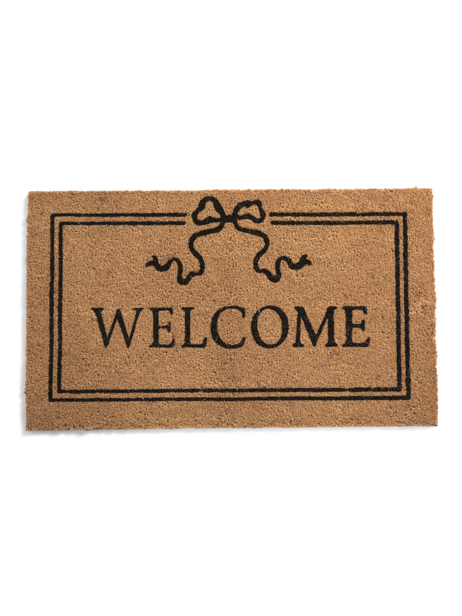 20x34 Coir Welcome Bow Doormat | TJ Maxx