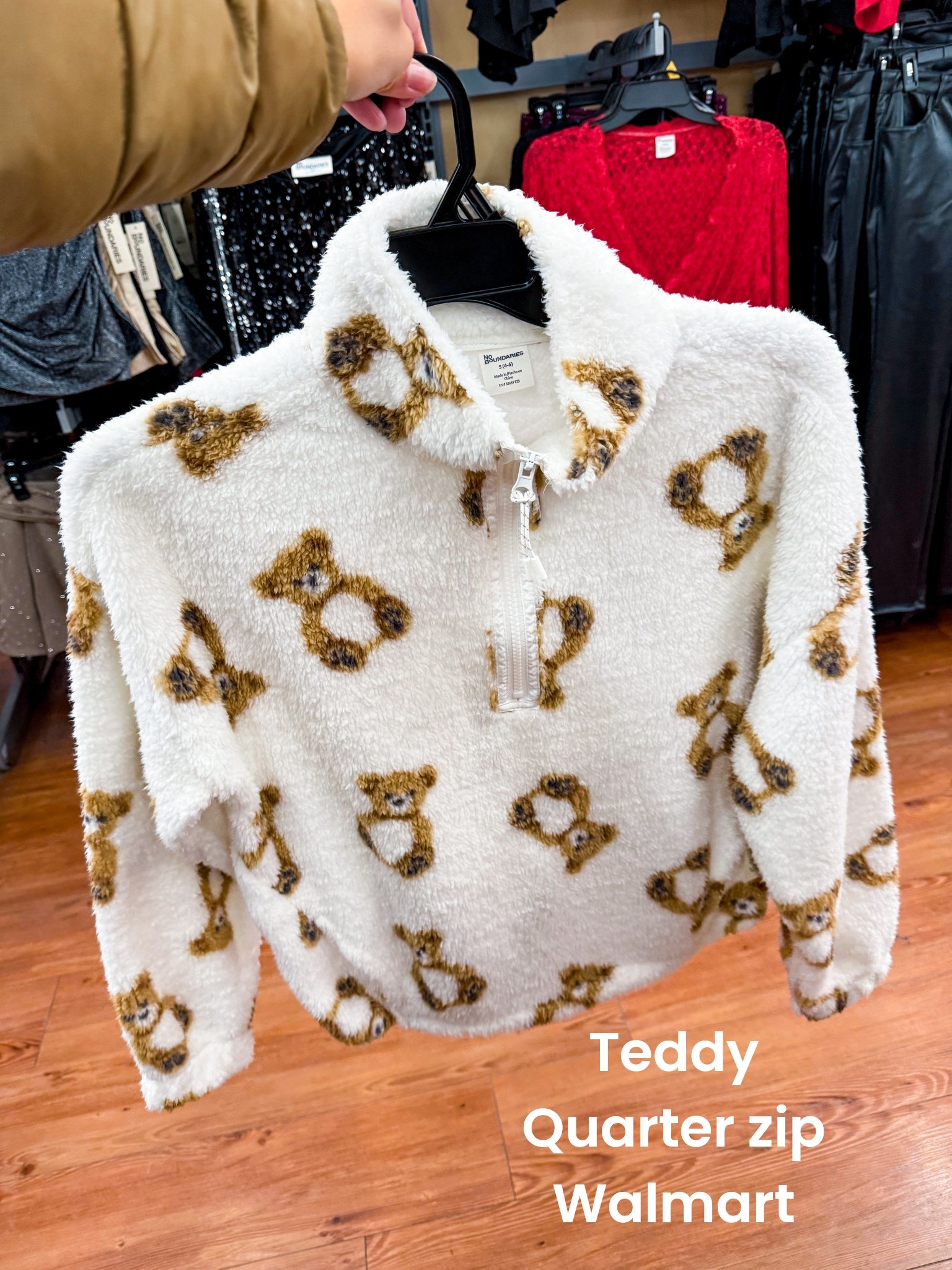 Walmart teddy quarter zip 

#LTKFindsUnder50 #LTKFindsUnder100 #LTKSaleAlert