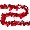 Valentine's Day 8' Red & Pink Jumbo Valentine Heart Plastic Garland by Way To Celebrate - Walmart... | Walmart (US)
