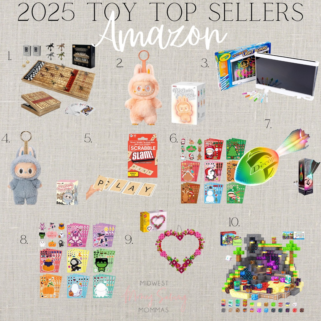 2025 toy top sellers from Amazon

Best sellers  toys  games  gifts 

#LTKSeasonal #LTKFindsUnder50 #LTKKids