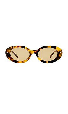 Luv Lou The Avalon Sunglasses in Tort, Gold, & Khaki Brown Mono from Revolve.com | Revolve Clothing (Global)