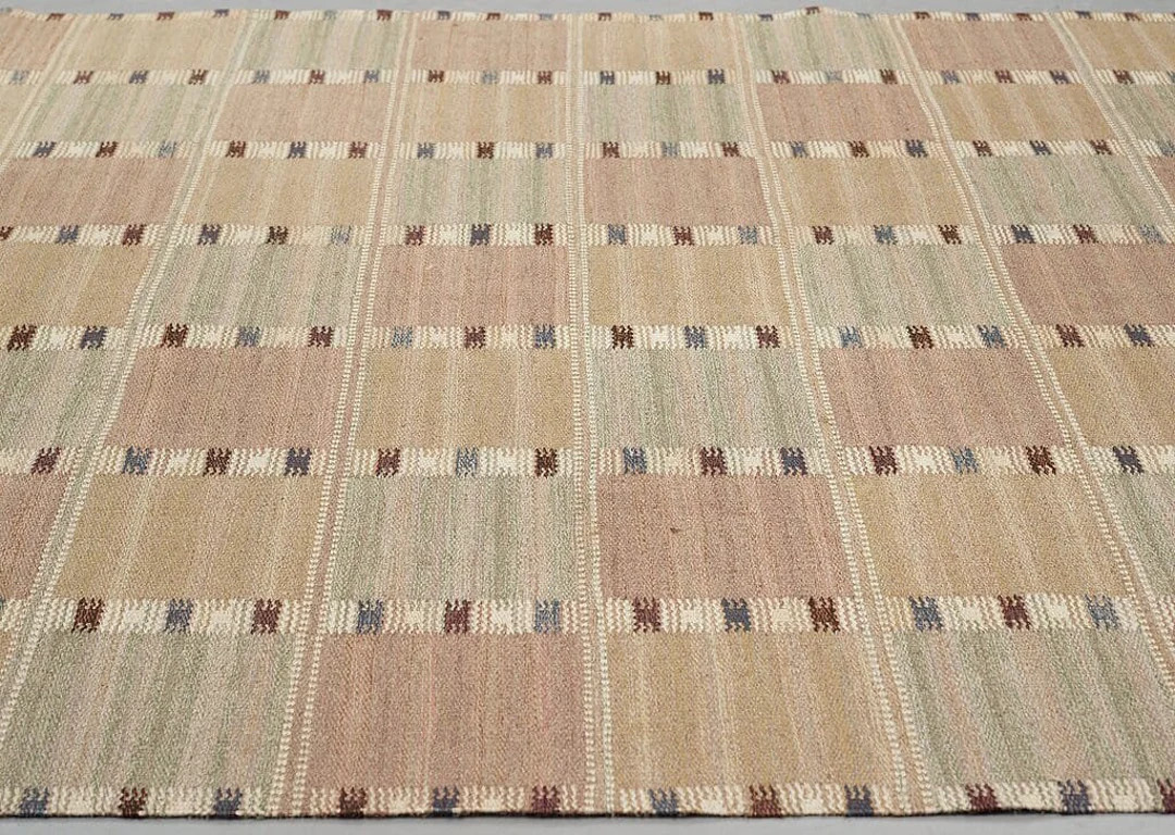 Swedish Marianne Richter Inspired Kilim Rug - Etsy | Etsy (US)