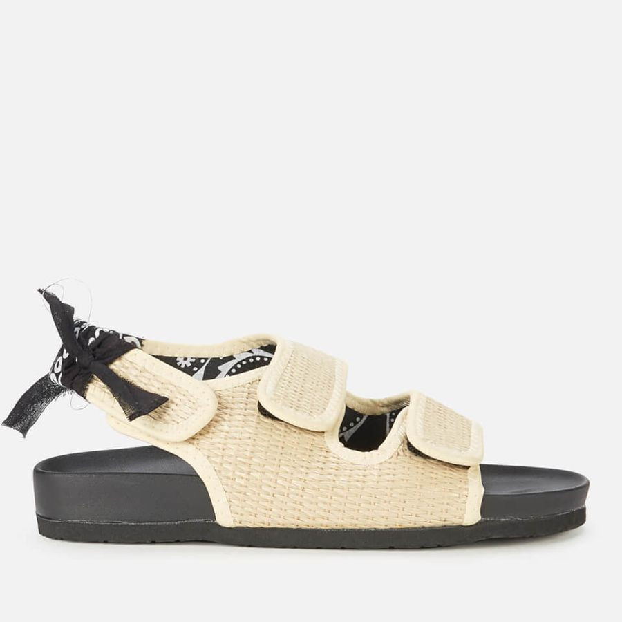 Arizona Love Women's Apache Bandana Raffia Sandals | Coggles (Global)