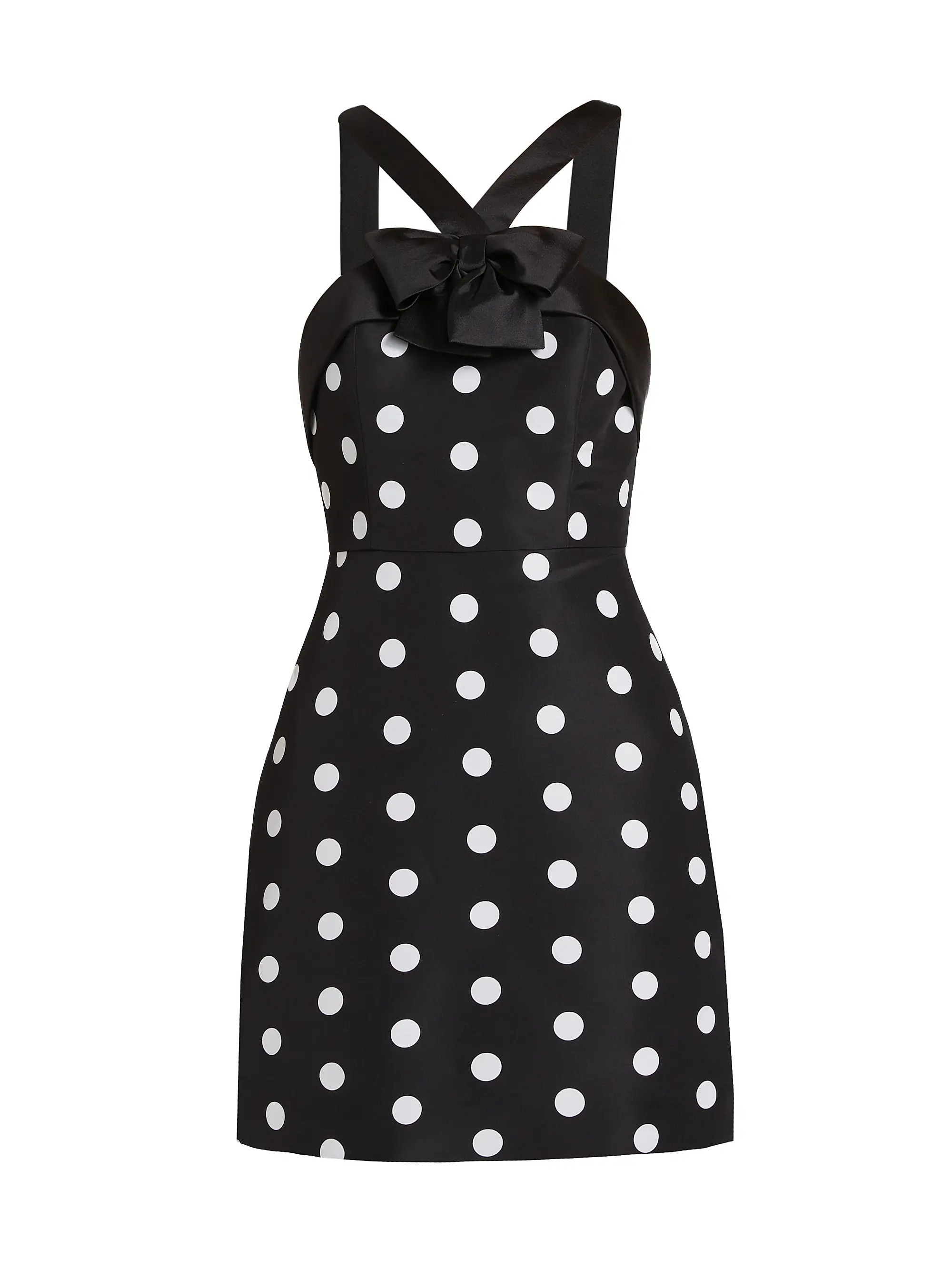 Colette Polka Dot Silk Minidress | Saks Fifth Avenue