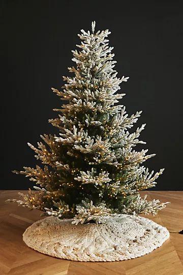 Knit Wool Tree Skirt | Anthropologie (US)