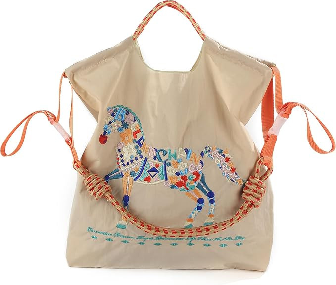 Ball&Chain Bolsa grande de nailon estético para mujer, bolsa de playa, bolsas de compras | Amazon (US)