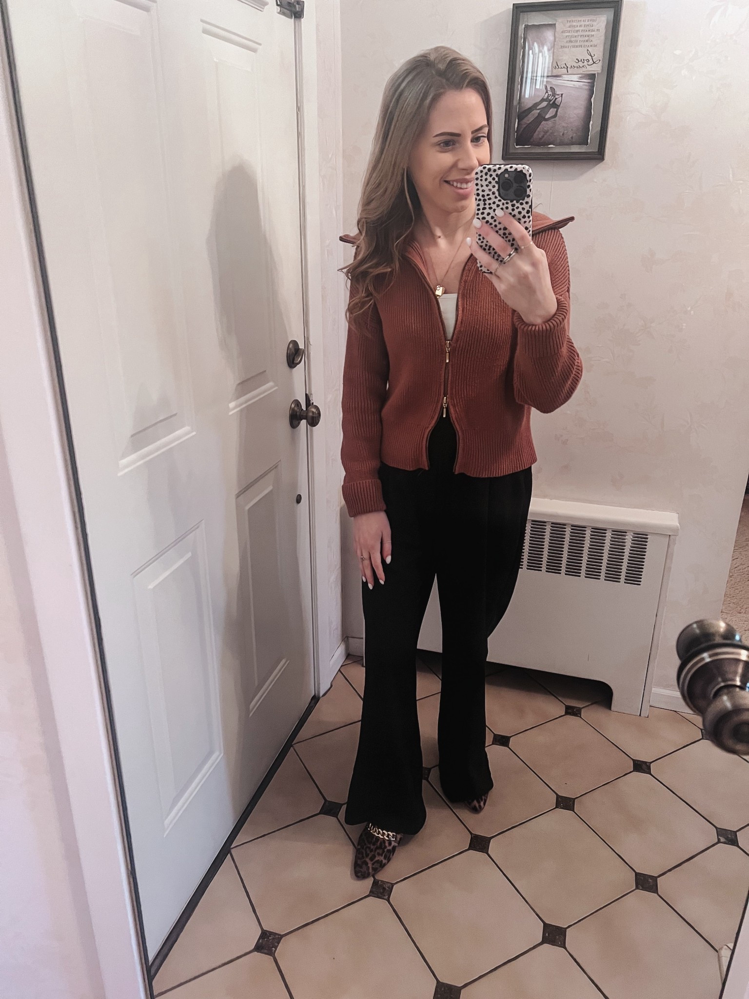 Work outfit 🖤🐆