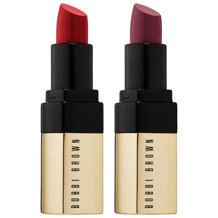 Bobbi Brown Luxe Lipstick Mini Set Parisian Red/ Hibiscus 2 x 0.06 oz/ 1.8 g | Sephora (US)