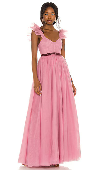 Macron Gown in Berry Blush | Revolve Clothing (Global)