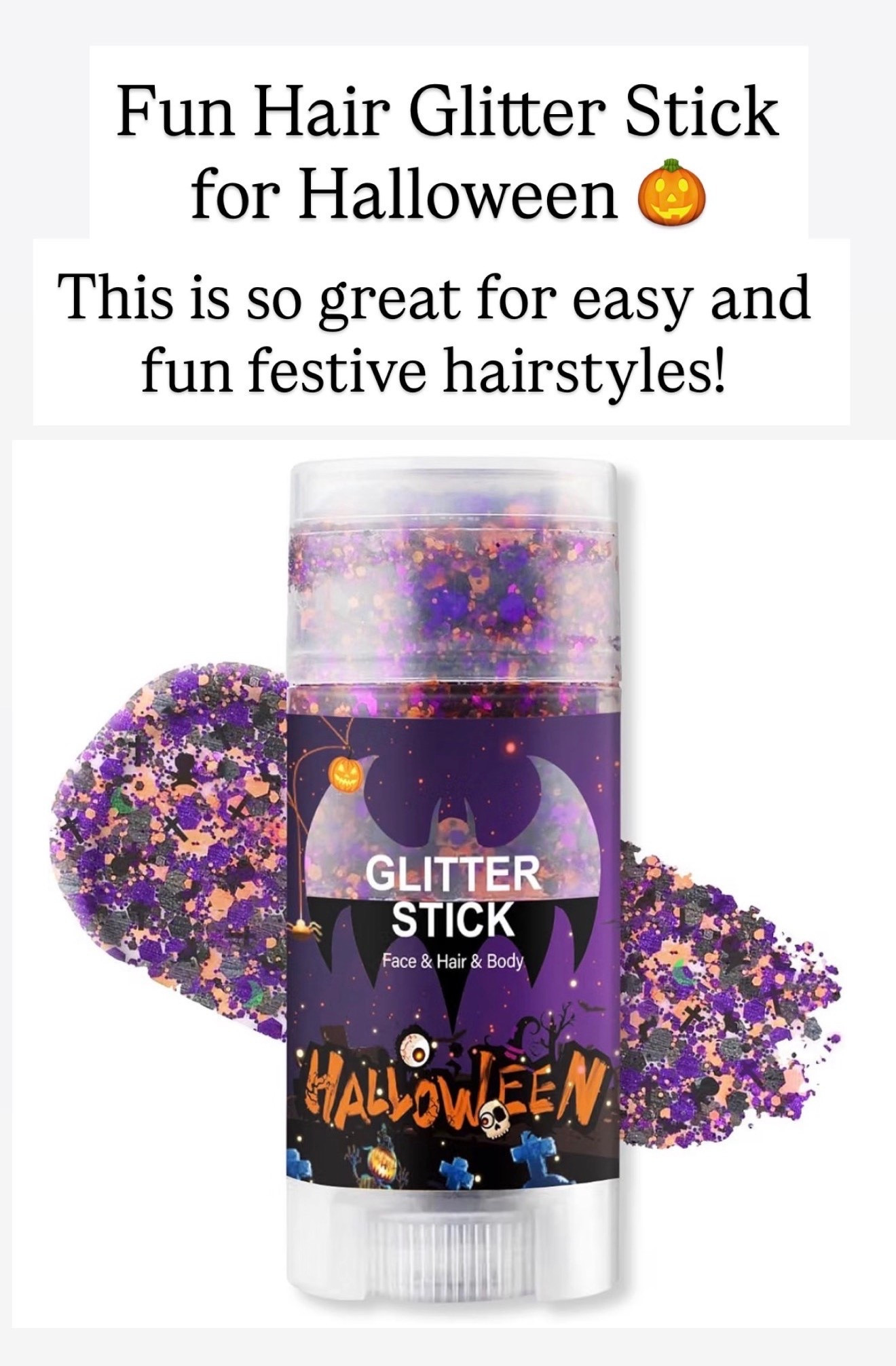 Fun Halloween glitter stick for hair and body

#LTKSeasonal