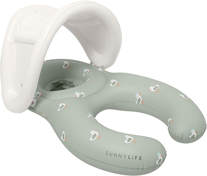 SUNNYLiFE Float Together Baby Seat, Sammy The Seagull Green, PVC, 43.31 x 29.13 x 25.59 inches, C... | Amazon (US)