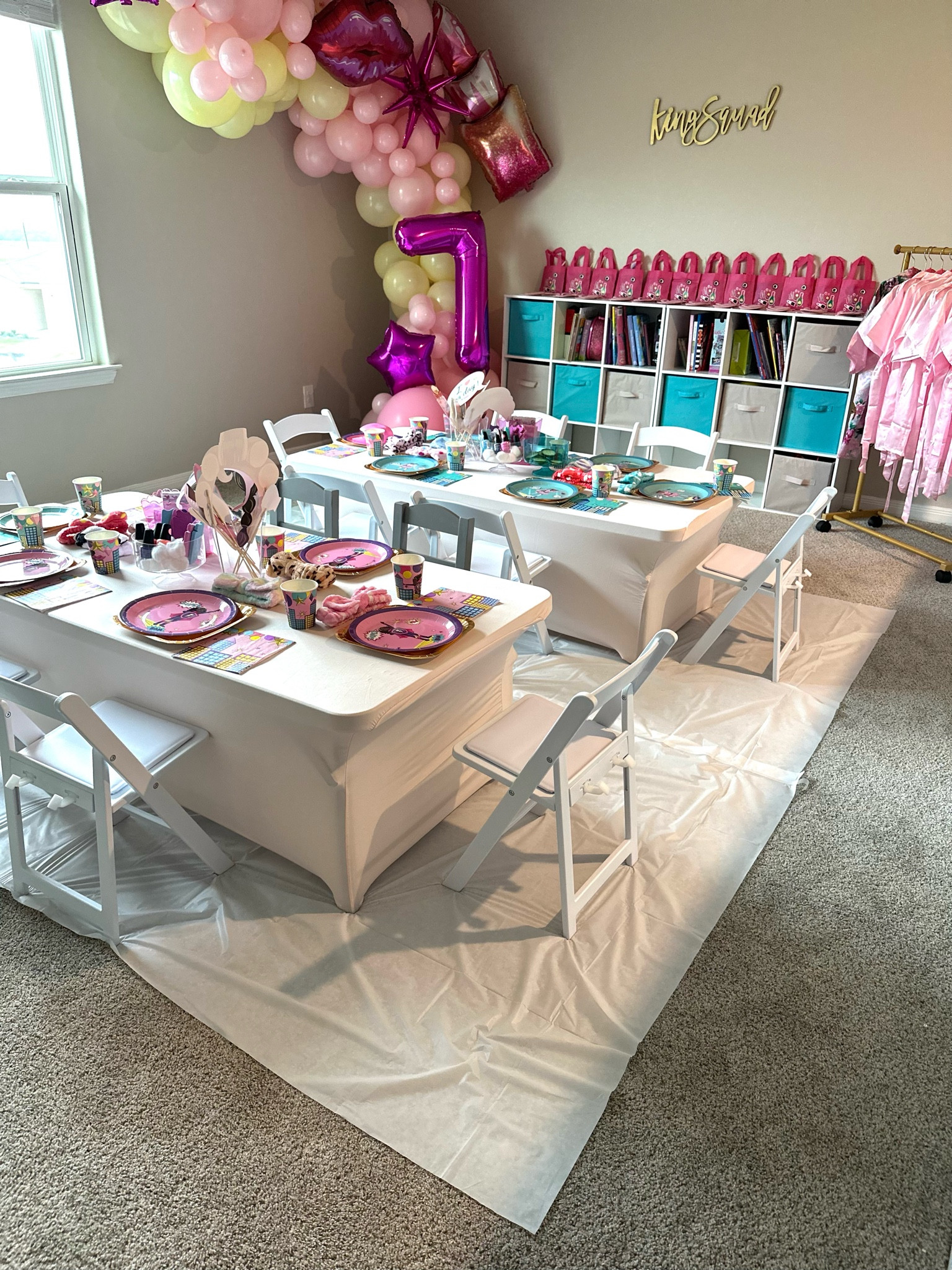 Spa party Final look! 

Check out the details in our video post. 

#spaparty #partyforgirls #diypartydecor

#LTKParties #LTKKids #LTKFamily