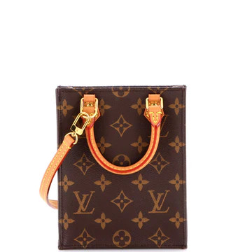 Petit Sac Plat Bag Monogram Canvas | Rebag