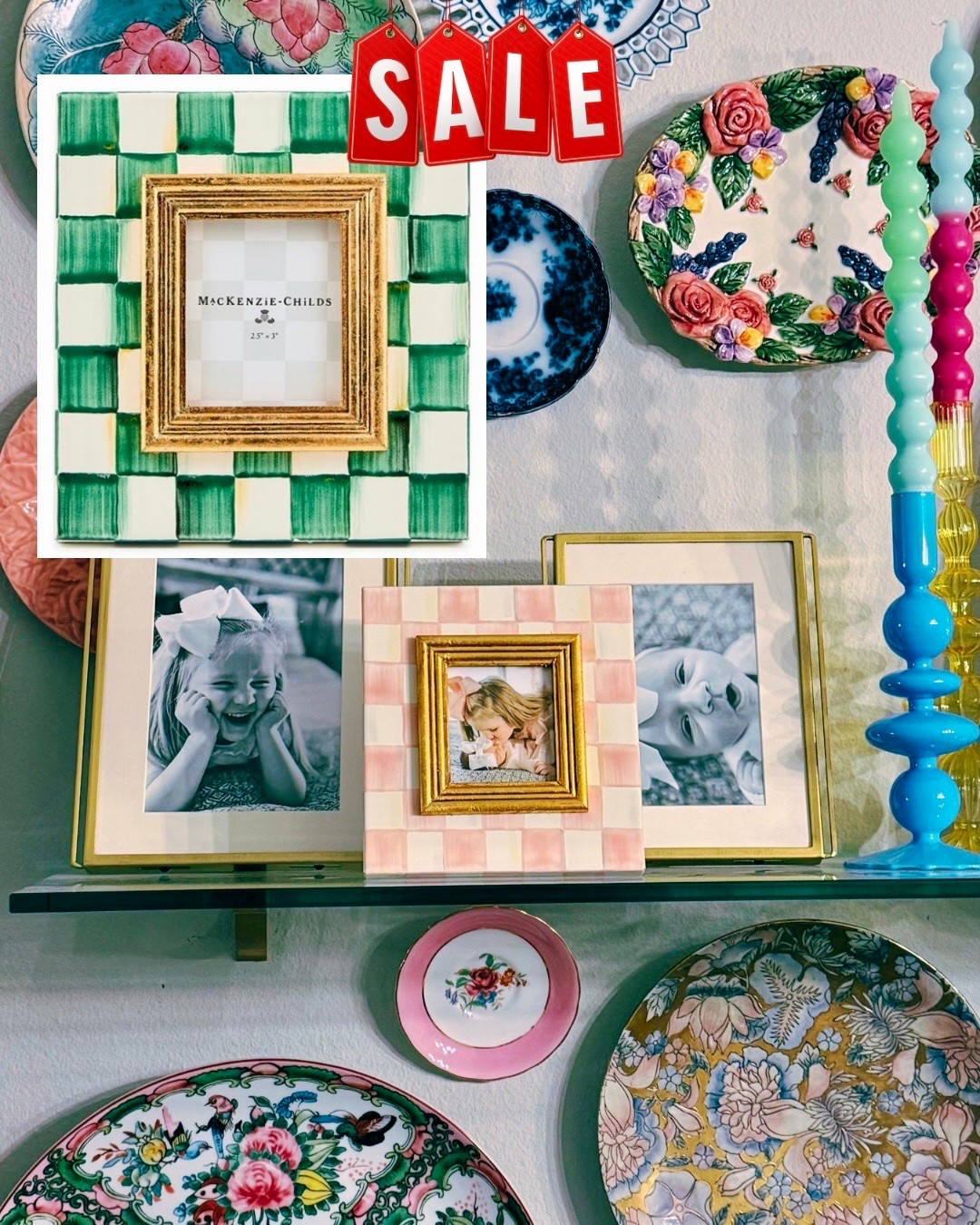 How I styled this frame. Currently only $38! 
@MacKenzie-Childs

#LTKSaleAlert #LTKHome #LTKvlog