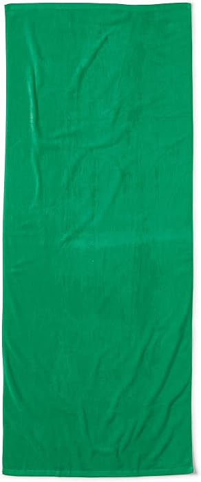 Lands' End Solid Beach Towel Vibrant Clover 30" x 72" | Amazon (US)