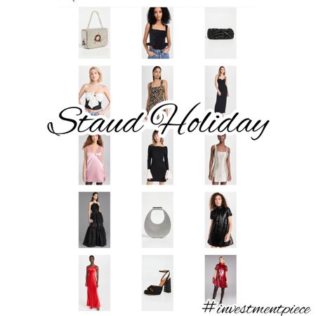 From sequined dresses to bags. To embellished bags to dresses - this is how Staud does holiday! #investmentpiece 

#LTKHoliday #LTKparties #LTKstyletip