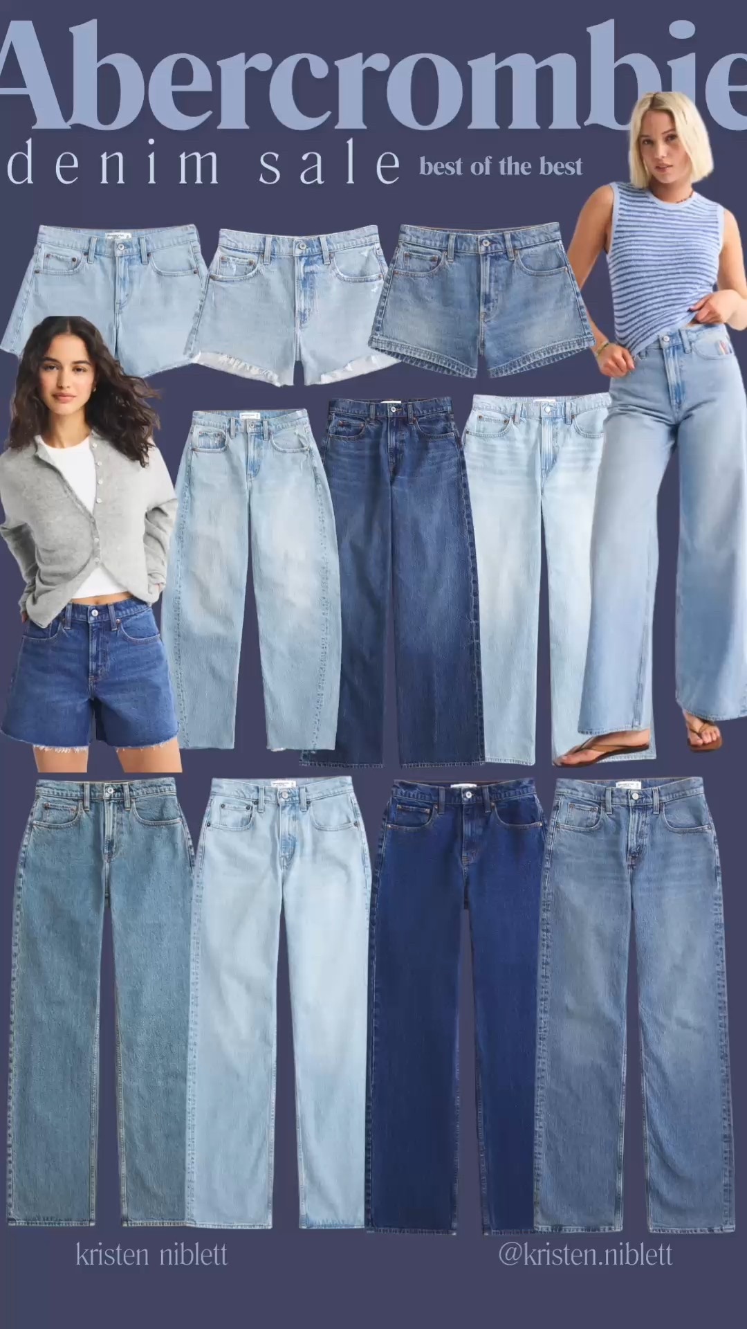 Abercrombie DENIM SALE! I’m obsessed with my jeans and shorts, they are for sure a must have in your wardrobe! They come in different length options, perfect whether or petite or tall! So comfortable and flattering✨ // I’m 5’3 and wearing a 24 short
