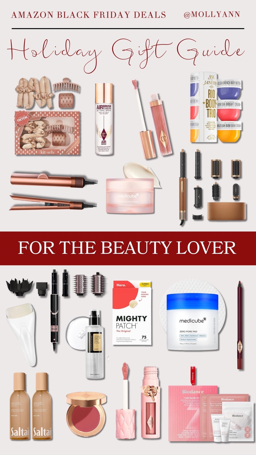 Holiday gift ideas for the beauty lover that are on sale on Amazon for Black Friday! 

#LTKCyberWeek #LTKGiftGuide #LTKBeauty
