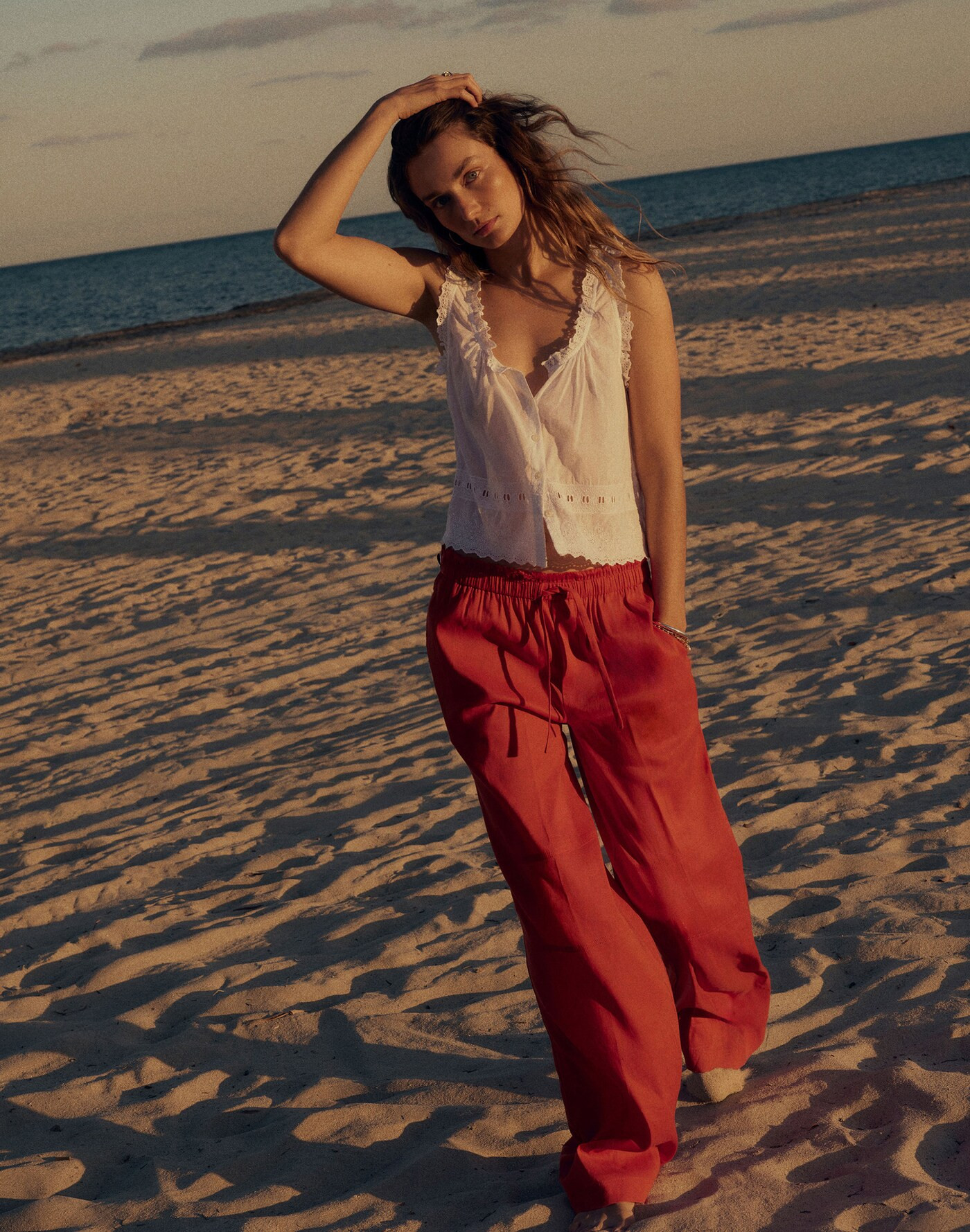 Raw-Edge Drawstring Pant | Madewell | Madewell