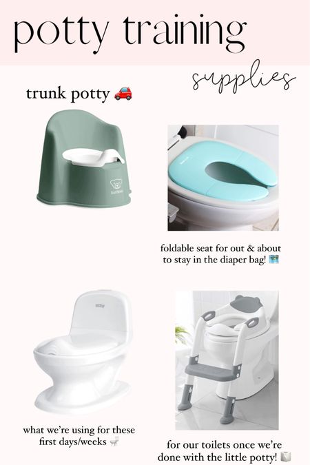 Potty training / potty learning supplies we are using, ordered on Amazon! 🚽 

#LTKkids #LTKunder100 #LTKbaby