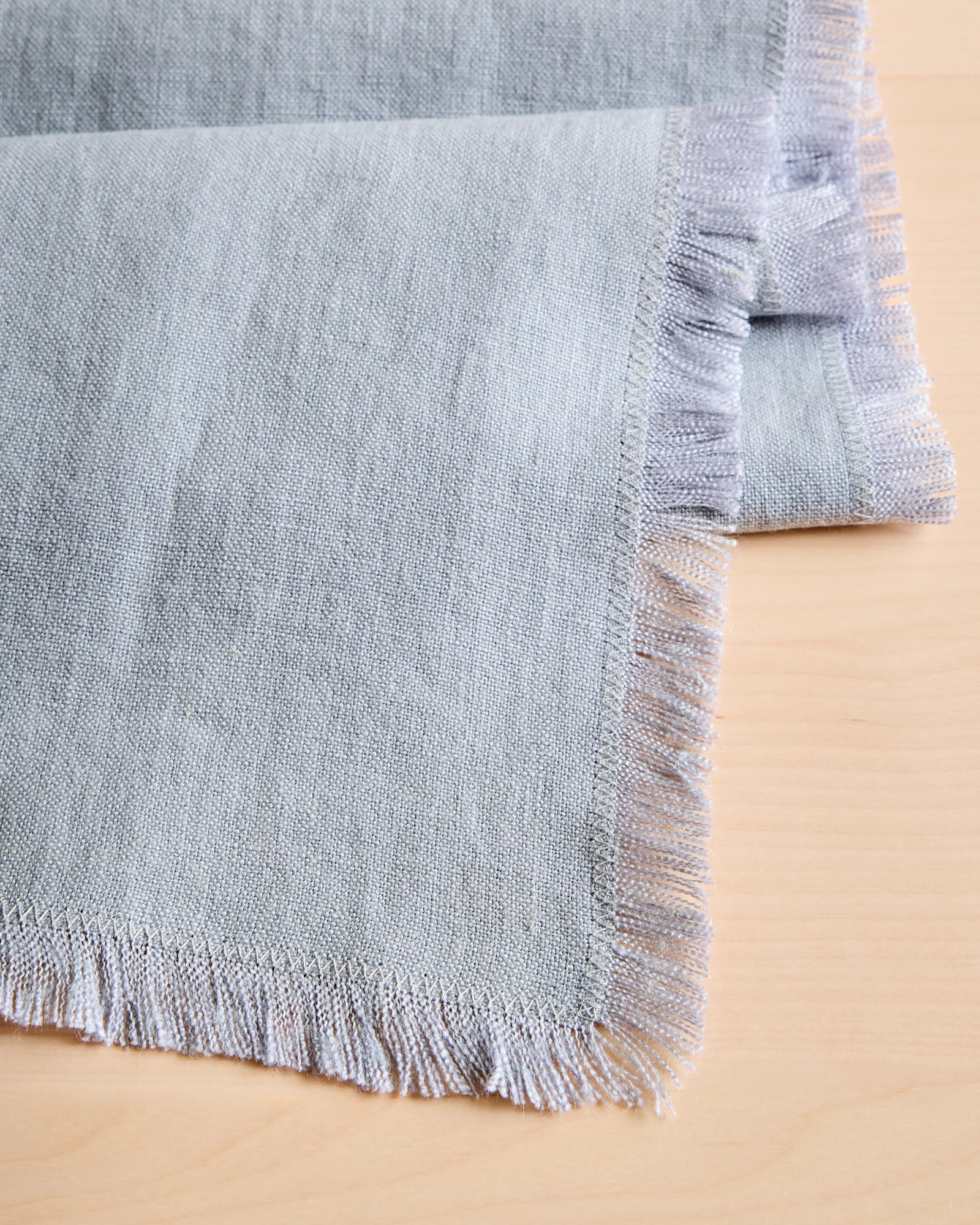 European Linen Fringe Table Runner | Quince