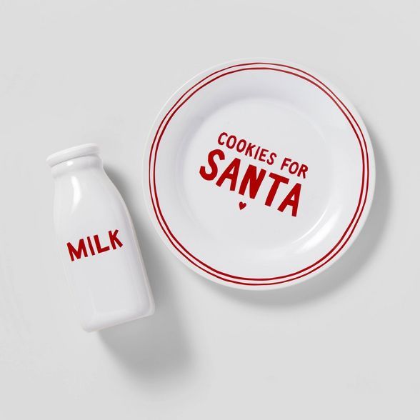Milk & Cookies Stoneware Set - Sugar Paper™ | Target