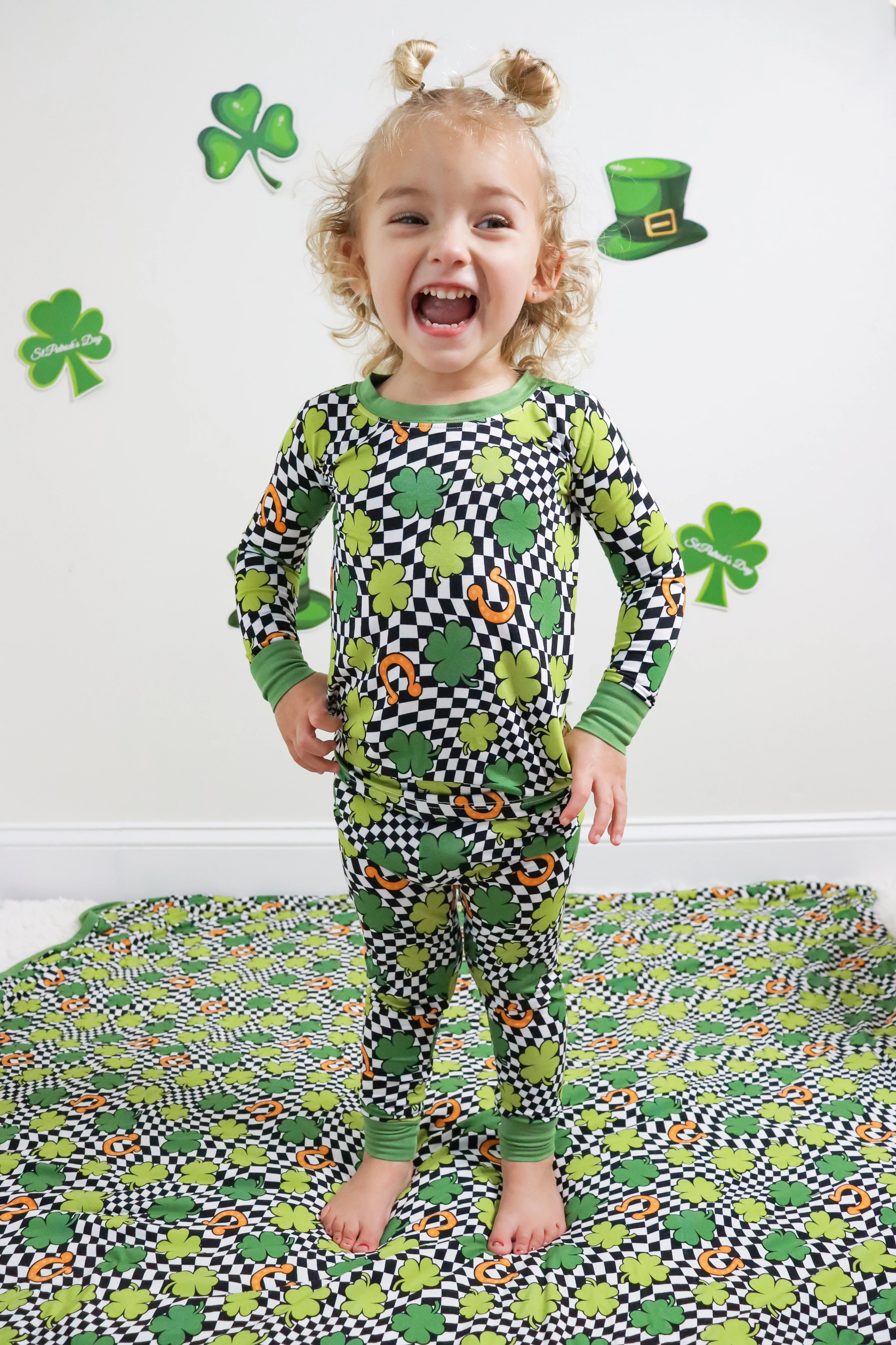 SHAMROCKIN' CHECKS DREAM SET | Dream Big Little Co.