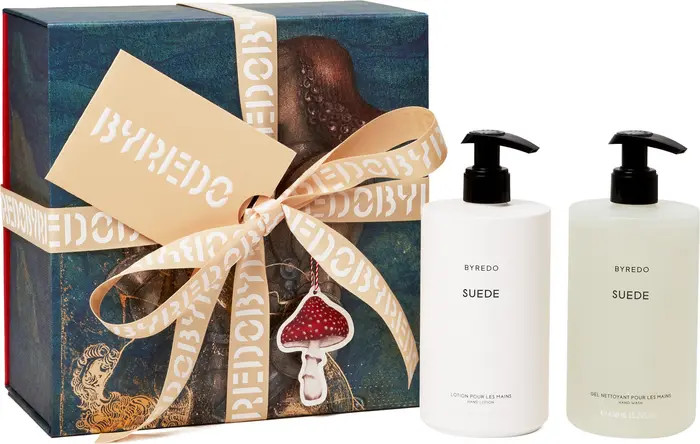 Suede Hand Wash & Lotion Set | Nordstrom