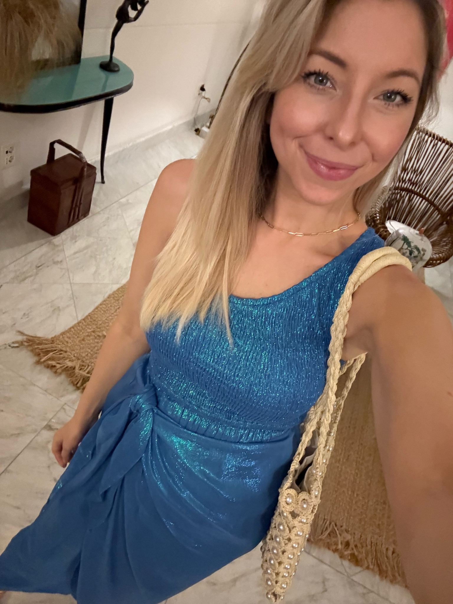 Amalfi Coast outfit inspo — Absolutely obsessed with this shimmery blue dress for Capri/Positano! And it is bump friendly!!

I am 5’3, 120lbs/14 weeks pregnant wearing size XS/S.. runs pretty true to size! Smocked top/waist and adjustable wrap front, so should be able to get several months of use out of this dress throughout pregnancy! 

#amalficoast #positano #capri 

#LTKStyleTip #LTKBump #LTKTravel
