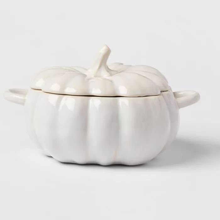 94oz Stoneware Pumpkin Serving Dish - Threshold&#8482; | Target