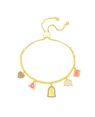 Disney Crystal and Mother of Pearl The Beast Bolo Bracelet - Macy's | Macy's