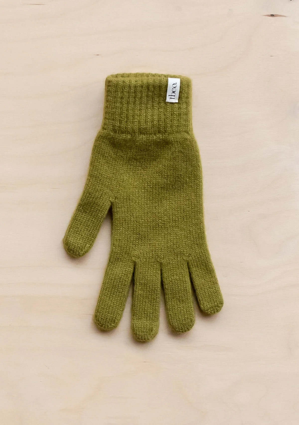 Cashmere & Merino Gloves in Olive | The Tartan Blanket Co.