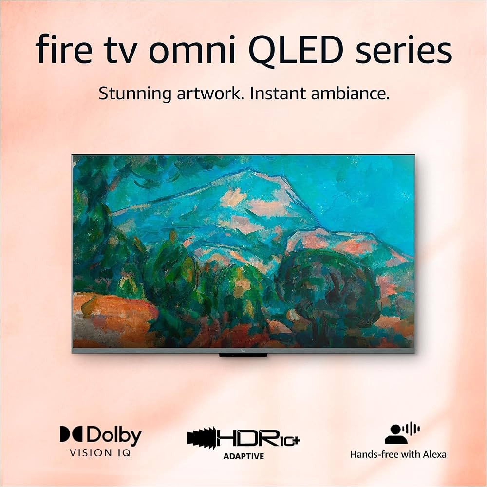 Amazon Fire TV 55" Omni QLED Series 4K UHD smart TV, Dolby Vision IQ, Fire TV Ambient Experience,... | Amazon (US)