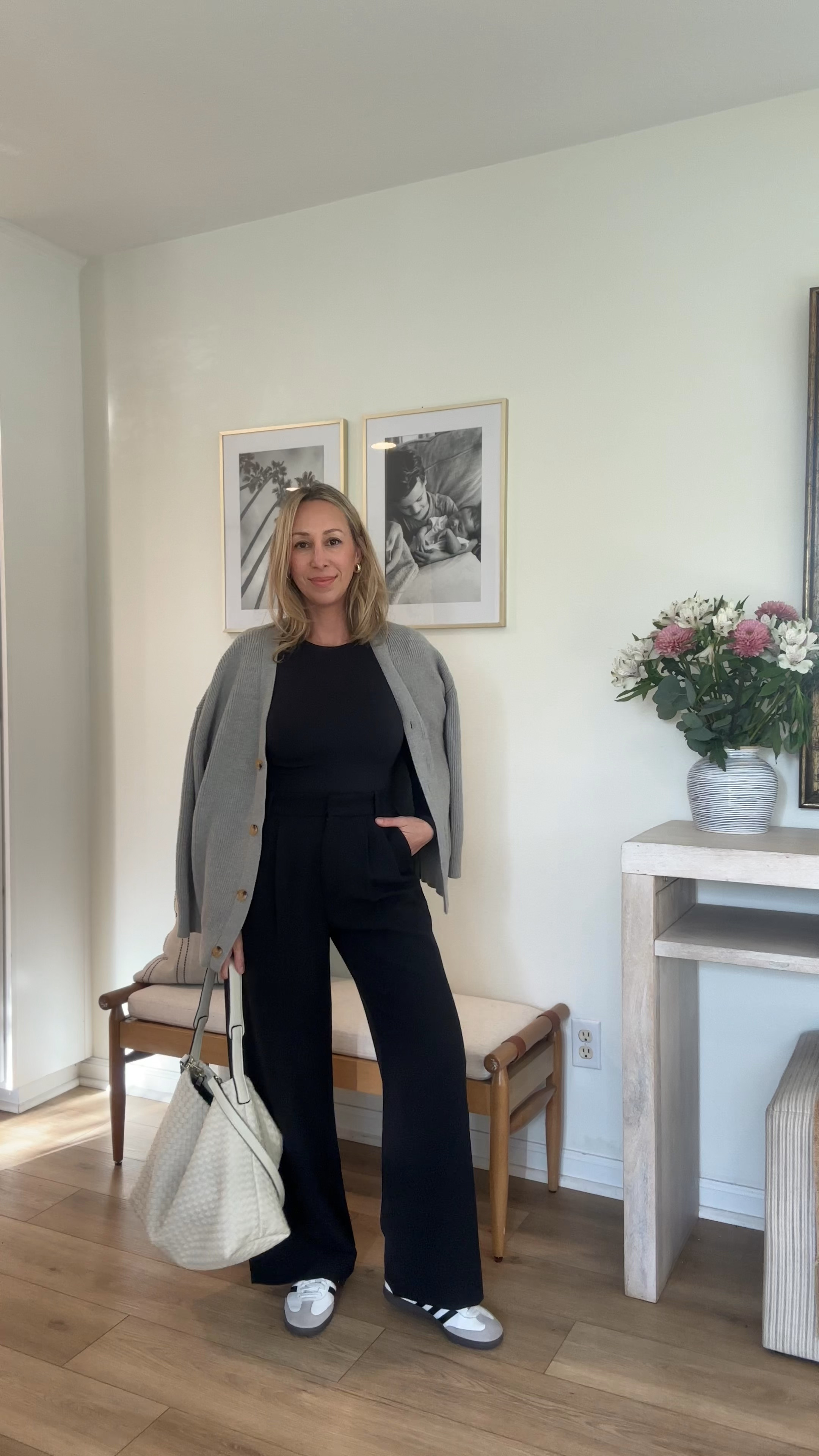 Same base with my favorite Amazon cardigan added and this woven bag is perfect for spring 

#LTKSpringSale #LTKover40 #LTKsalealert