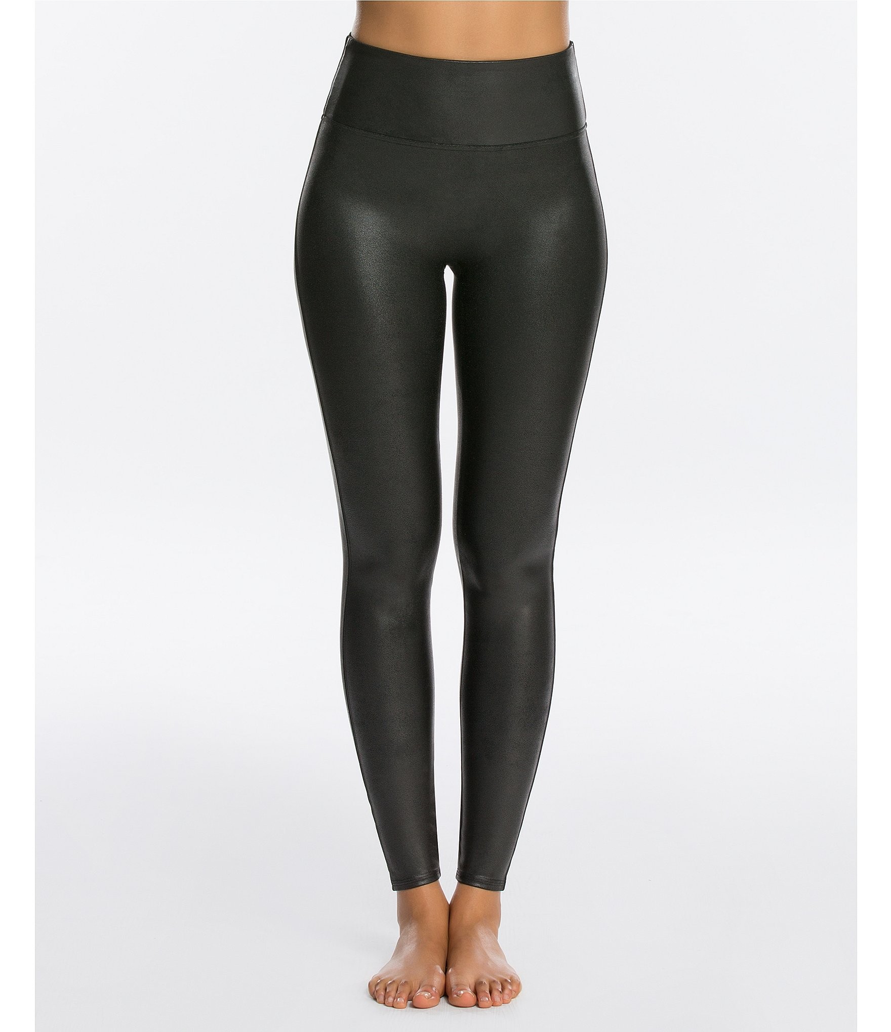 Vegan-Leather Leggings | Dillards