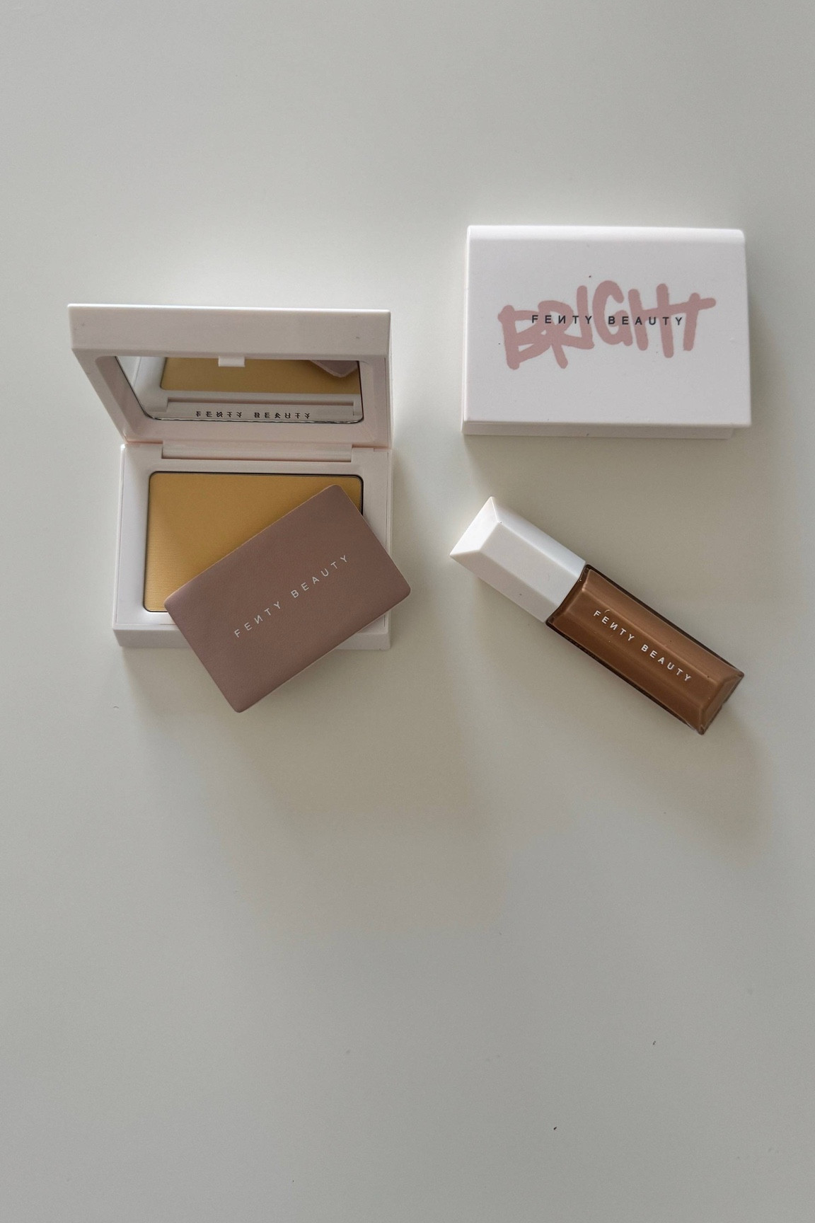 Love fenty beauty products - they never disappoint and these new products are no exception! New instant setting and blotting powder, bright fix setting powder and hydrating waterproof concealer. A must try and worth adding to your Sephora cart! .. For more links to butter yellow sweater, nike phoenix waffle, wedding guest dress, melissa murrell, georgia louise1, teacheer outfits, sisterstudio, autumn outfits uk, fall, fall outfits, follow me on LTK! ✨

#LTKSeasonal #LTKFindsUnder100 #LTKBeauty