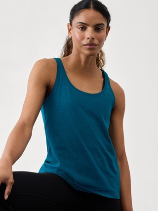 True Cotton Slim Tank | Athleta