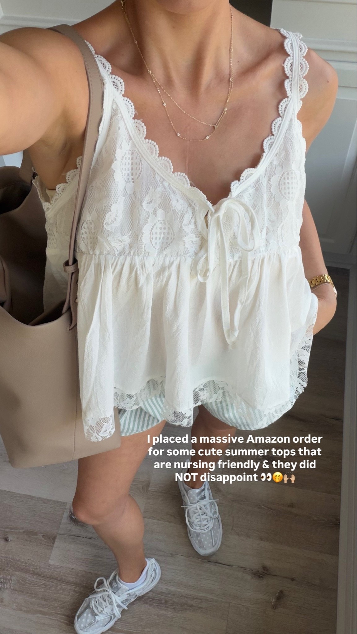 Cutie nursing friendly top for summer! S in tank and M in boxer shorts!

#LTKootd #LTKmomlife