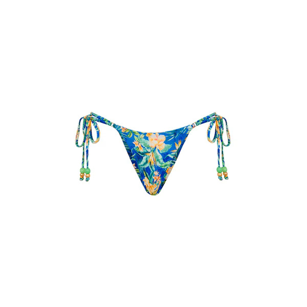 Thong Tie Side Bikini Bottom - Tropez Tides | Kulani Kinis US
