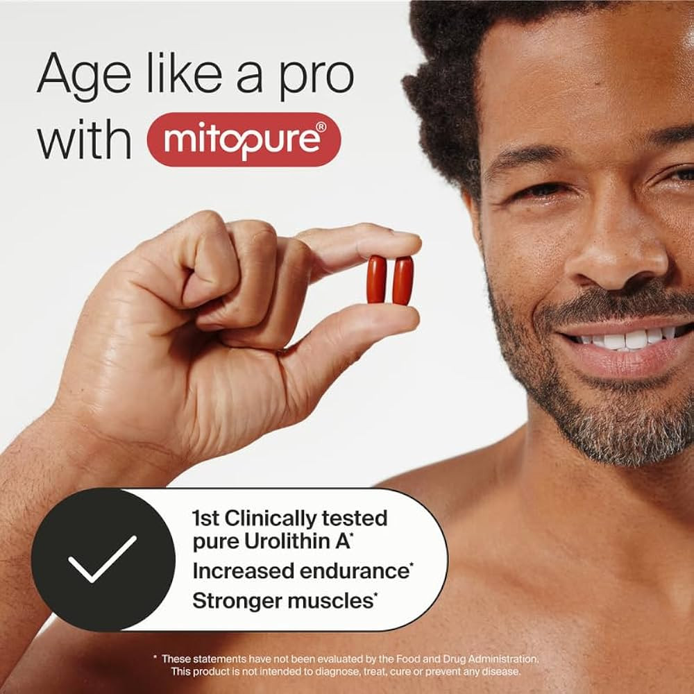 Mitopure Urolithin A Supplement - First Clinically Tested Highly Pure Urolithin A - Healthy Aging... | Amazon (US)
